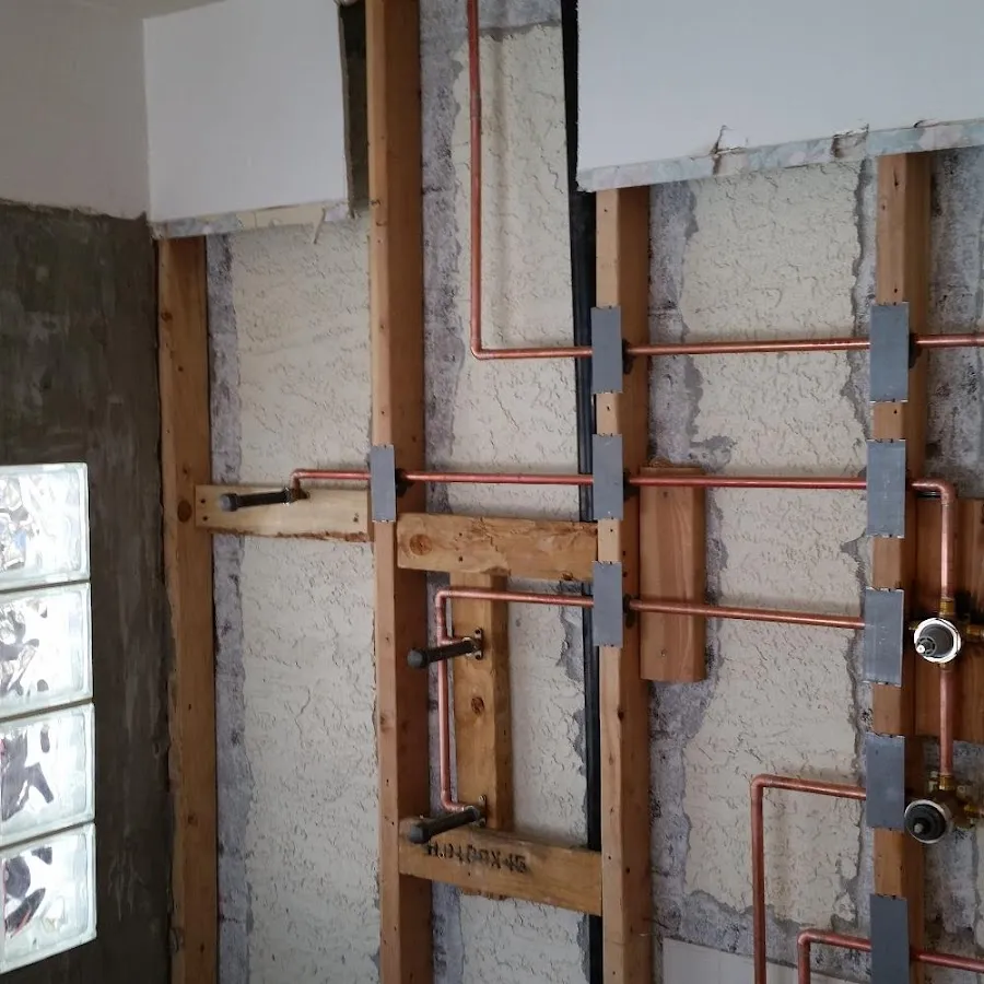 Copper pipe installation for Burst Pipe Repair in Ocean